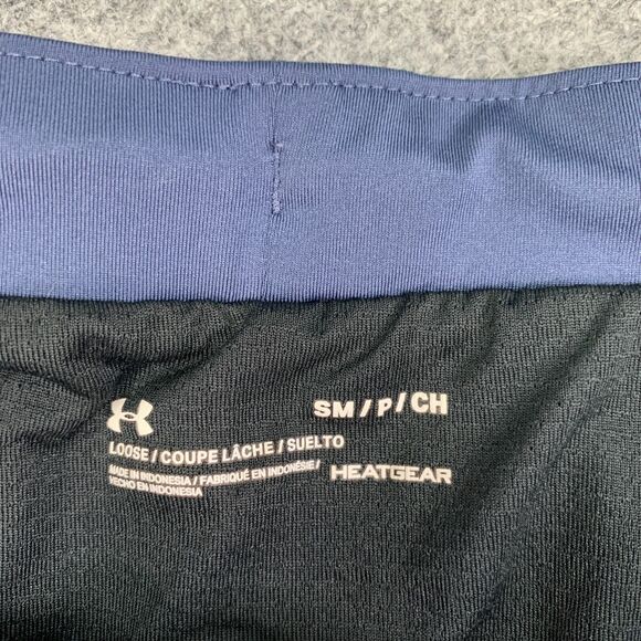 Under Armour Short Womens Small Storm Blue HeatGear Loose Athletic Running Lined - Picture 5 of 12